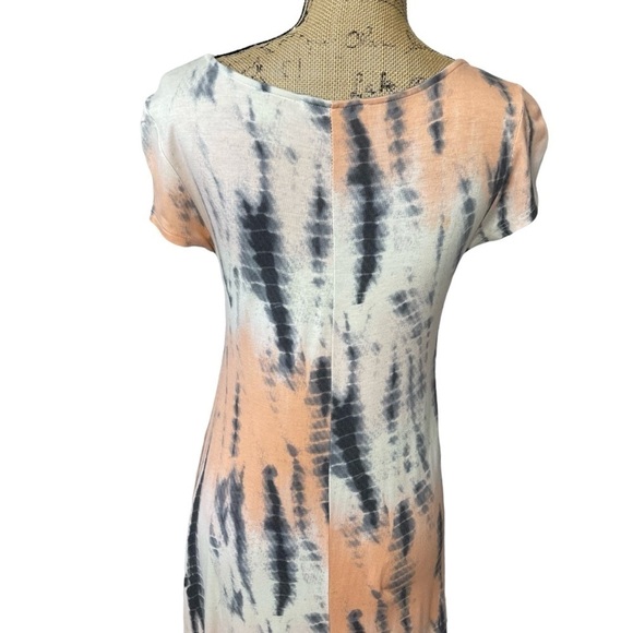 Entro Boutique Tie Dye Dress with Fit and Flare Stretchy Mini - Picture 6 of 8